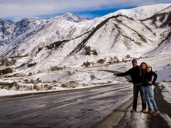 Hitchhiking in Georgia - Kazbegi - Journal of Nomads