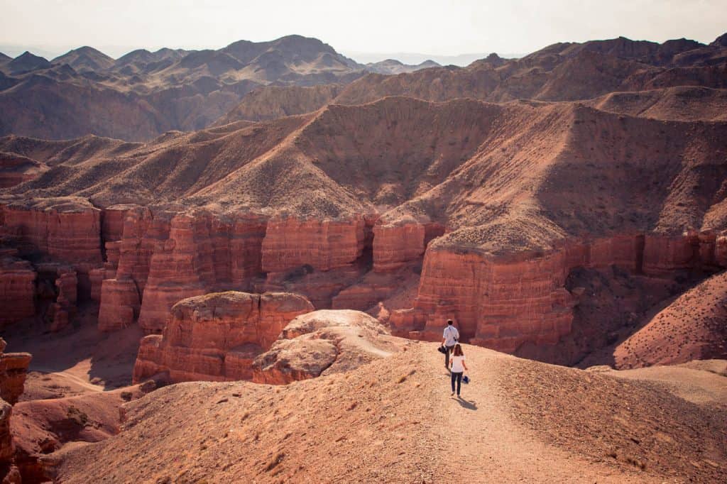 How to visit the Kolsai Lakes and Lake Kaindy, The most beautiful lakes in Kazakhstan 16 Charyn Canyon - Kazakhstan -Valley of Castles -hiking trail - Journal of Nomads