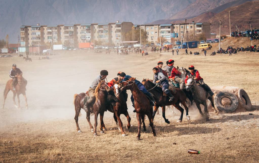 Ready Steady Goat! An insight into Kok Boru (Dead Goat Polo), the unusual National Sport of Kyrgyzstan 15 Kok Boru - Dead Goat Polo - National Sport Kyrgyzstan - Central Asia - Journal of Nomads
