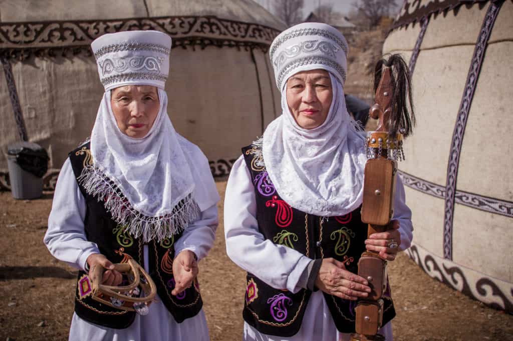 Celebrating Nowruz in Kyrgyzstan 42 Kyrgyz women - National Games Festival in Kyrgyzstan - Nowruz in Kyrgyzstan - Journal of Nomads