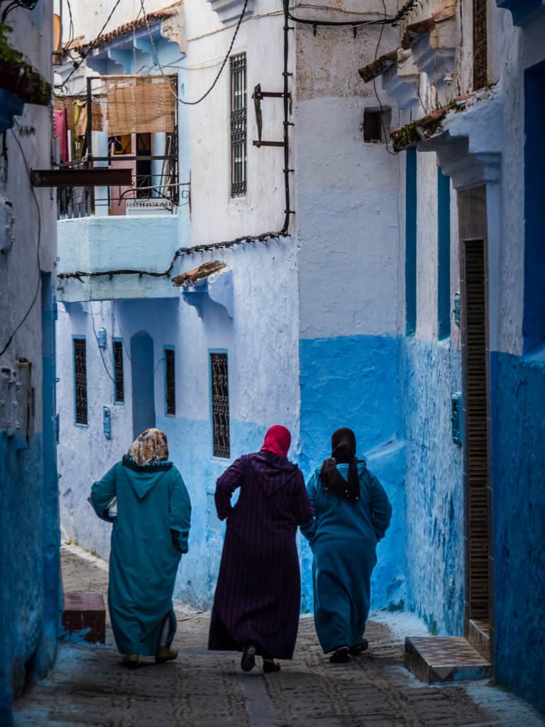 What's in My Camera Bag - Photography Essentials and Best Cameras for Travel Bloggers and Travel photography 18 Things to do in and around Chefchaouen, the Blue City of Morocco - streets of Chefchaouen - Journal of Nomads