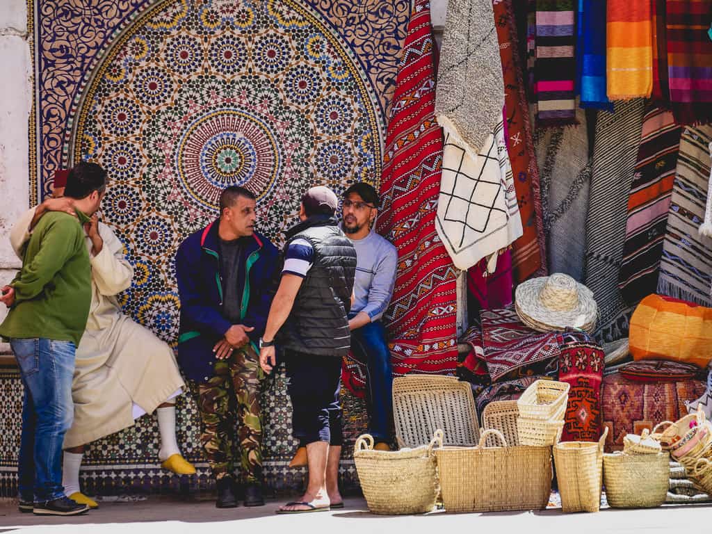 water fountain men old medina rabat Morocco - journal of nomads