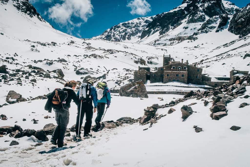Morocco Itinerary 2026: 3 Best Routes for a Morocco trip Through Imperial Cities, Atlas Mountains & Sahara 69 refuge du toubkal - refuge les mouflons - mountain refuge near toubkal - toubkla mountain refuge morocco - journal of nomads