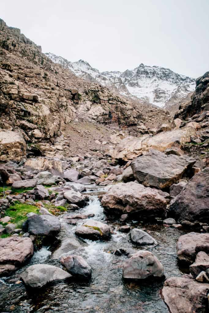 Morocco Itinerary 2026: 3 Best Routes for a Morocco trip Through Imperial Cities, Atlas Mountains & Sahara 71 river near imlil - hiking along the river in imlil - hiking from imlil to asni near toubkal morocco - journal of nomads