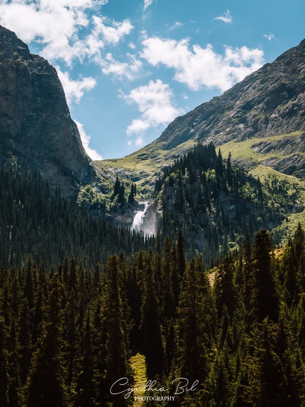 Kyrgyzstan Itinerary: The Ultimate 7, 10, 14 & 21-Day Travel Guide 43 Best places to visit in Kyrgyzstan -Issyk Kul - Barskoon Waterfall - Kyrgyzstan Itinerary - Journal of Nomads