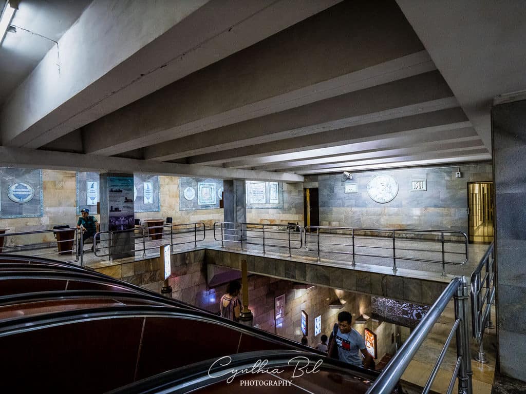 Metro Tashkent - The Complete Guide to the 13 Most Beautiful Tashkent Metro Stations 8 Security Tashkent Metro Uzbekistan - Journal of Nomads
