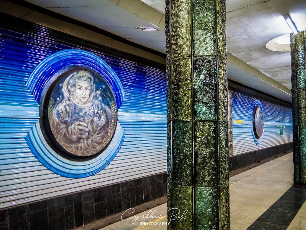 What are the Best Places to visit in Uzbekistan in 2026? 47 Murals Kosmonavtlar Metro Station Tashkent - Best Tashkent metro stations - Journal of Nomads