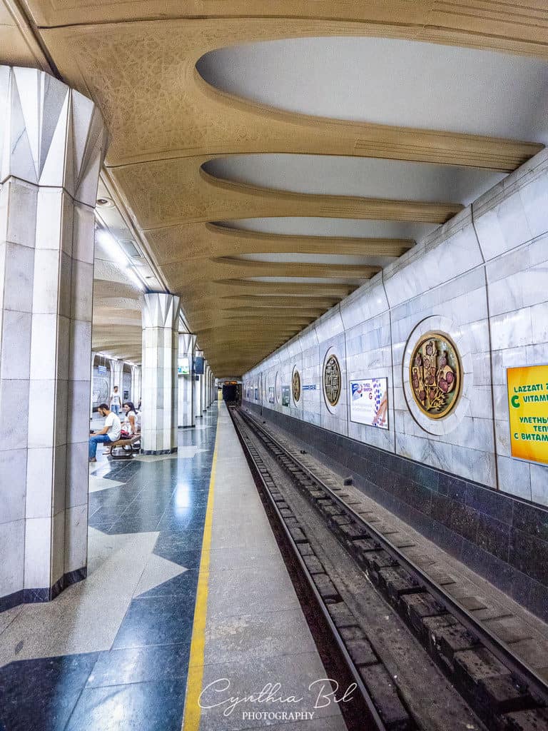 Metro Tashkent - The Complete Guide to the 13 Most Beautiful Tashkent Metro Stations 42 Xalqlar Do'stligi Bunyodkor Metro Station Tashkent - Journal of Nomads