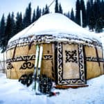 itinerary for Kyrgyzstan in winter - backcountry skiing