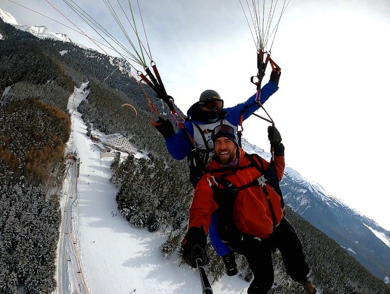 10-Day Kyrgyzstan Itinerary for Winter 17 paragliding in Karakol