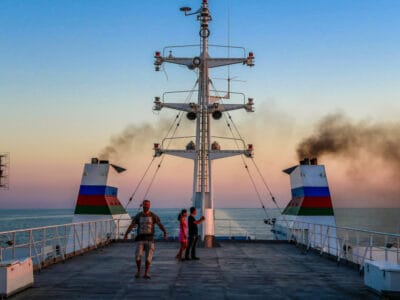 Caspian Sea ferry - how to get from Azerbaijan to Kazakhstan by boat - Baku to Aktau - Journal of Nomads