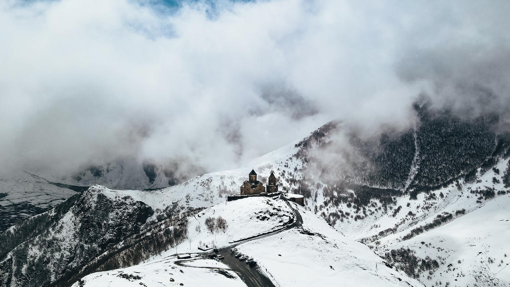 Gergeti Trinity Church Kazbegi Georgia - Journal of Nomads