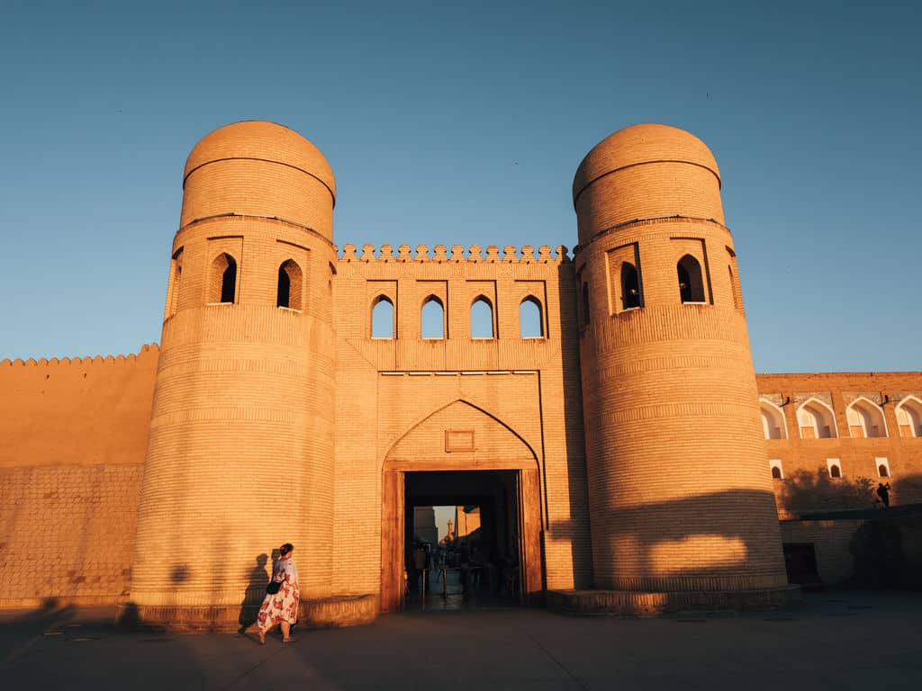 15 Best things to do in Khiva Uzbekistan - Khiva Travel Guide for 2026 9 Khiva city walls - Khiva main entrance - Khiva Travel Guide - Things to do in Khiva - Places to visit in Khvia