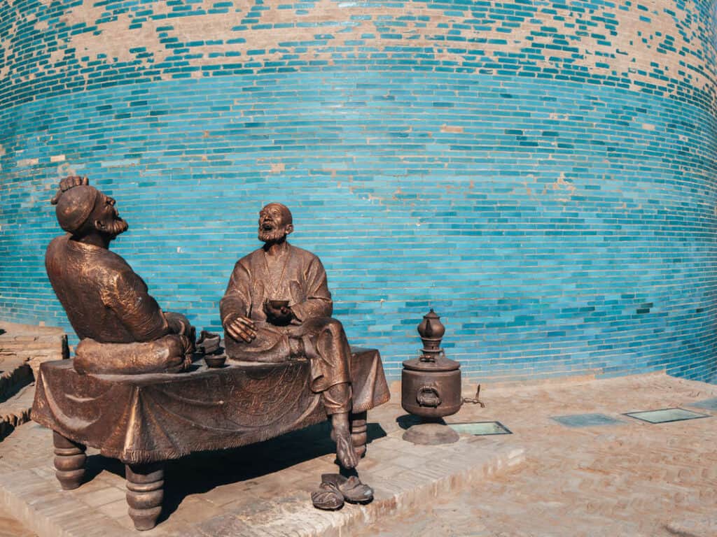 15 Best things to do in Khiva Uzbekistan - Khiva Travel Guide for 2026 62 Things to do in Khiva Uzbekistan - new statues in Khiva - Khiva Travel Guide