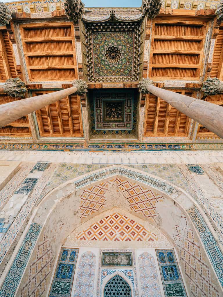 The 20 Best Things to do in Bukhara Uzbekistan - The Complete Bukhara Travel Guide 39 Bolo Khauz Bukhara - Places to visit in Bukhara City - Bukhara Travel Guide