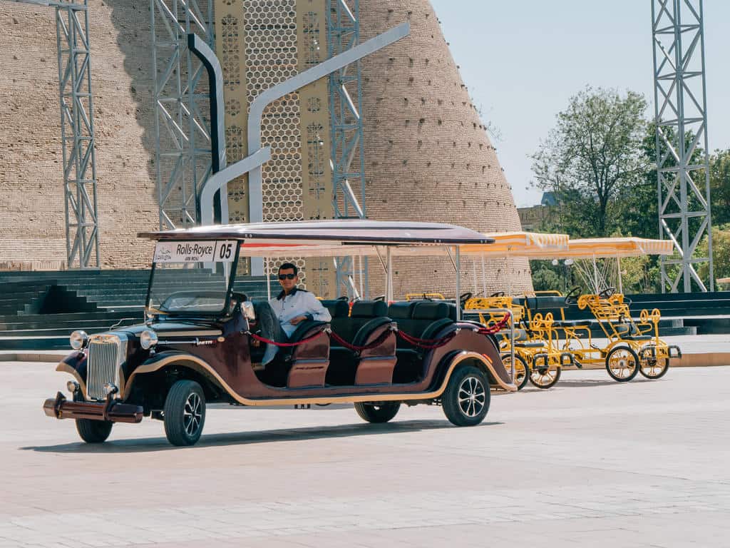 The 20 Best Things to do in Bukhara Uzbekistan - The Complete Bukhara Travel Guide 47 Rolls Royce Rikshaw - Things to do in Bukhara city