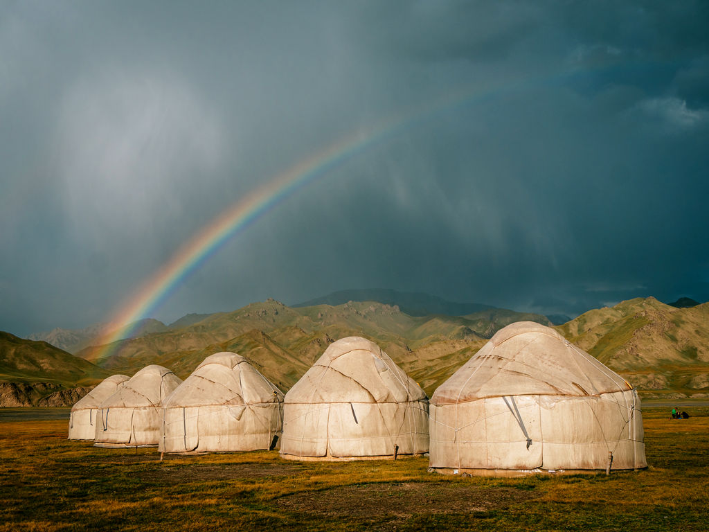 Kel Suu yurt camps - Kel Suu Lake Kyrgyzstan - The Complete Travel Guide how to visit Kel Suu Lake in Kyrgyzstan