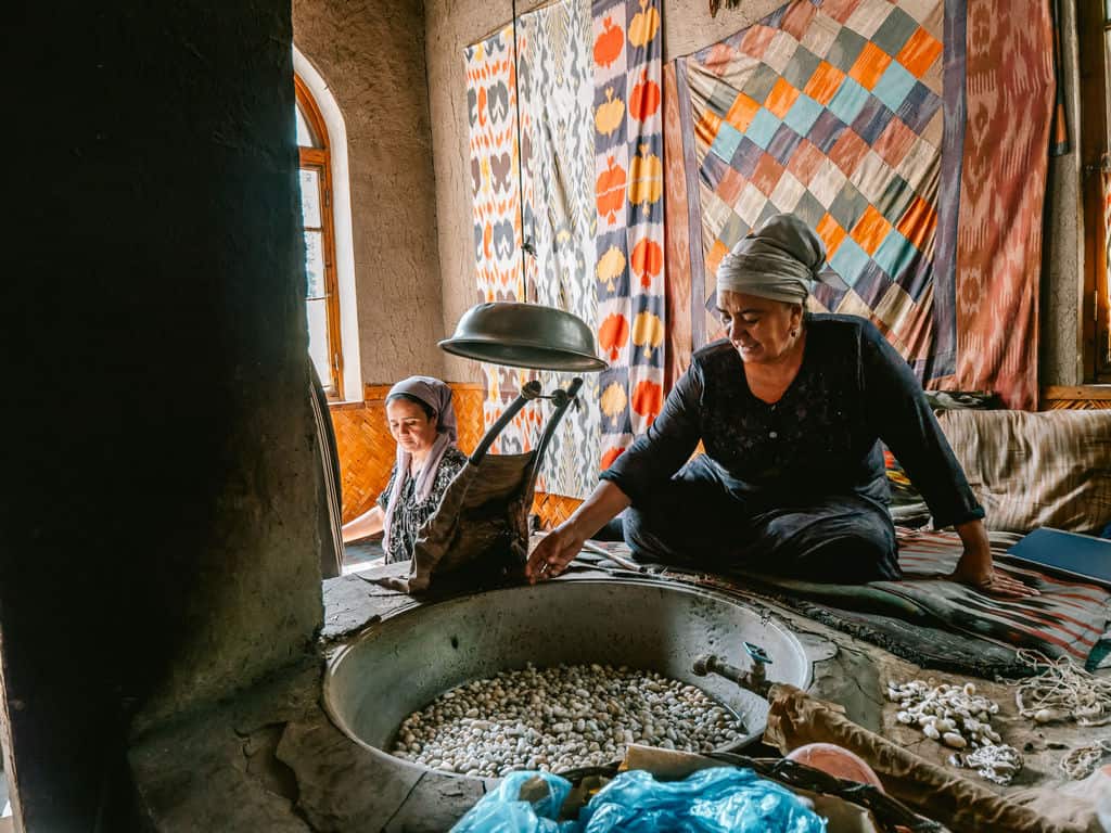 The 6 Best Places to visit in Fergana Valley Uzbekistan - Yodgorlik Silk Factory in Margilan - Journal of Nomads
