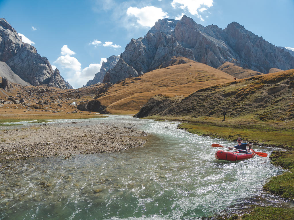 Why Visit Kyrgyzstan: 12 Reasons why I fell in love with this special country in Central Asia 38 Packrafting in Kyrgyzstan - things to do in Kel Suu Lake Kyrgyzstan