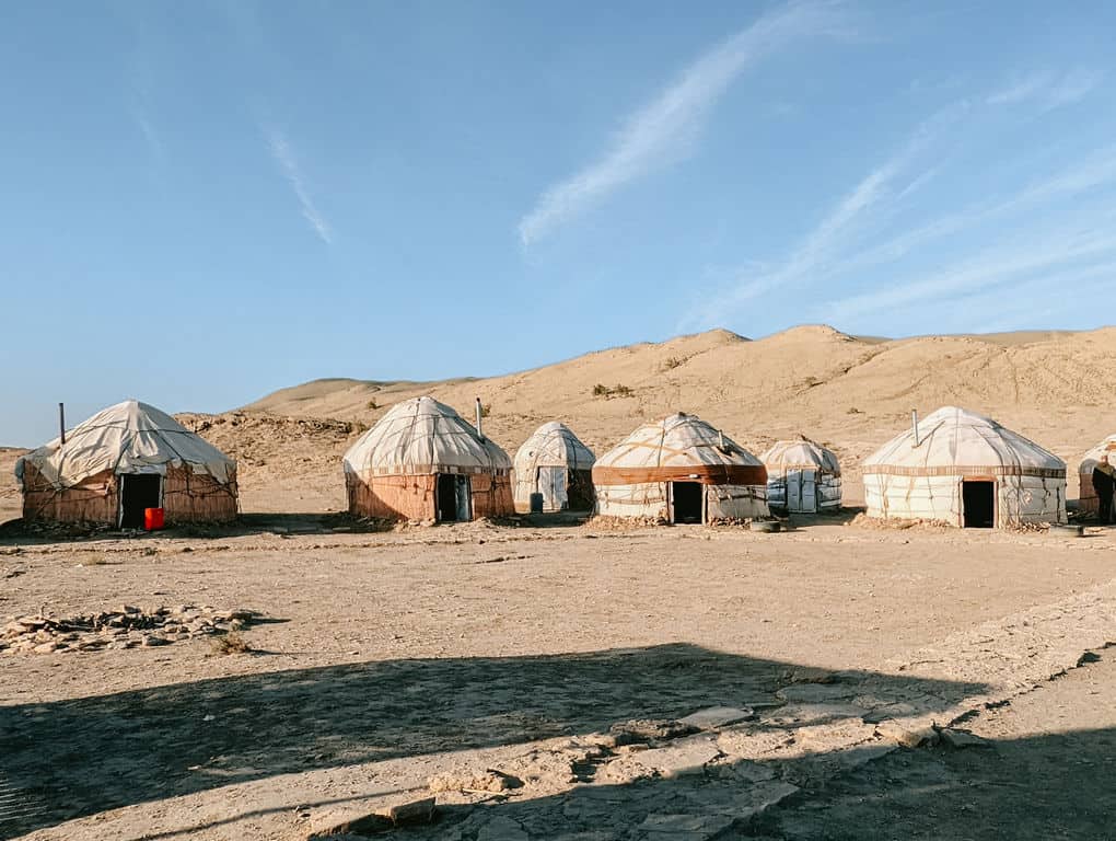 How to visit Moynaq and the Aral Sea Disaster in Uzbekistan - The Complete Travel Guide 49 Yurt Camp Aral Sea Uzbekistan - Guide to Moynaq and the Aral Sea Disaster Uzbekistan