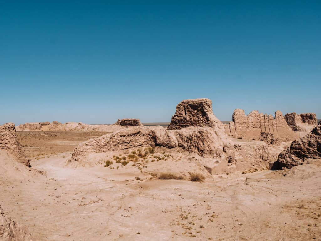 7 Best Places to visit in the Republic of Karakalpakstan Uzbekistan, including a travel guide to Nukus and the Khorezm Fortresses 47 Ayaz Kala - Khorezm Fortresses Karakalpakstan Uzbekistan Nukus - Travel Guide to the Republic of Karakalpakstan - Journal of Nomads