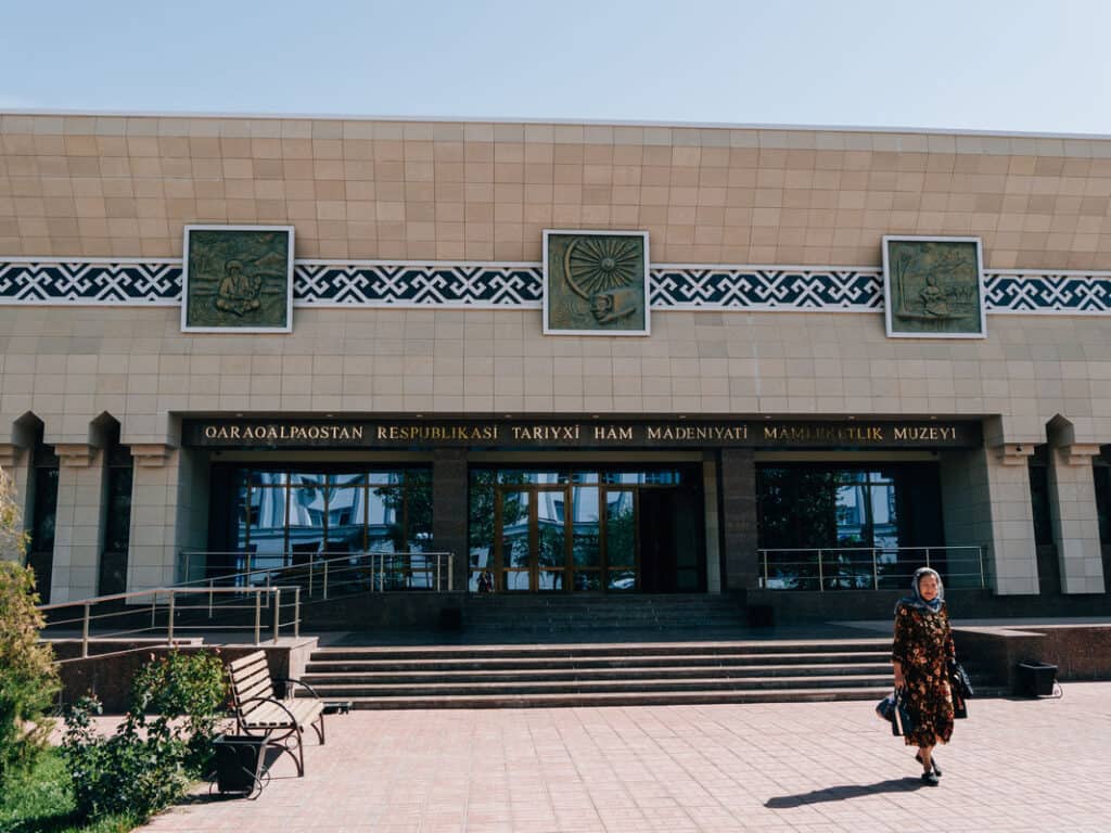 7 Best Places to visit in the Republic of Karakalpakstan Uzbekistan, including a travel guide to Nukus and the Khorezm Fortresses 23 Karakalpakstan State Museum Nukus Uzbekistan