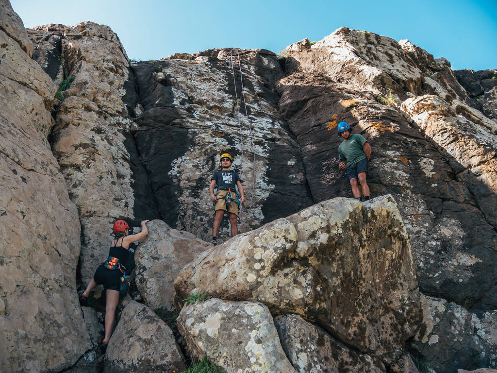 Madeira Travel Guide: 20 useful Things To Know Before You Go 16 Climbing in Madeira - Journal of Nomads. Rock climbing guides at the sport climbing crag near São Lourenço trail, Madeira island, Portugal.
