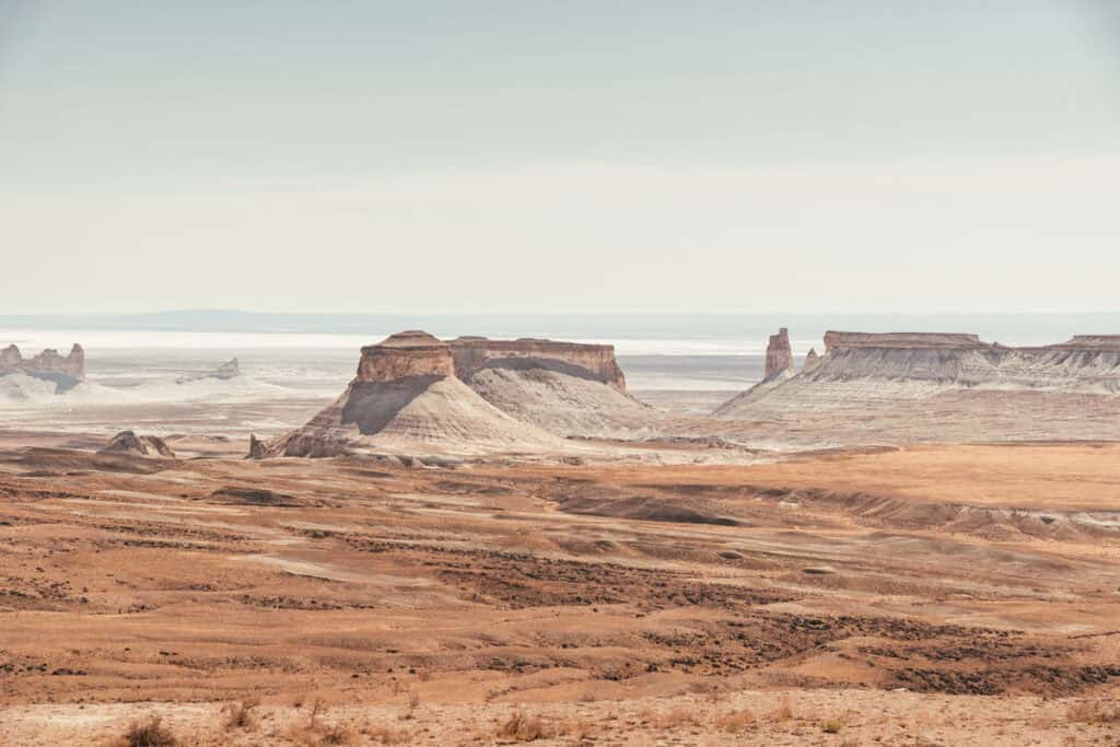 Mangystau Kazakhstan: Complete Travel Guide (2026) to Bozzhyra, Torysh, Sherkala & More 1 Bozzhira Mangystau Travel Guide - Mangystau itinerary - Mangystau Kazakhstan - Journal of Nomads